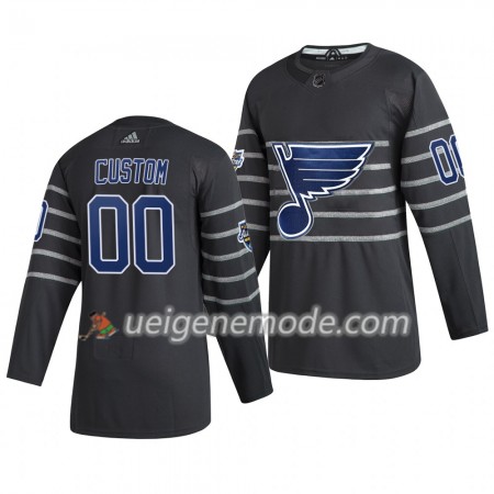 Herren St. Louis Blues Trikot Custom Grau Adidas 2020 NHL All-Star Authentic